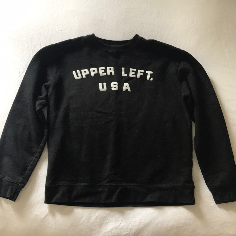 The Great PNW Miller Crew Neck Fleece Black